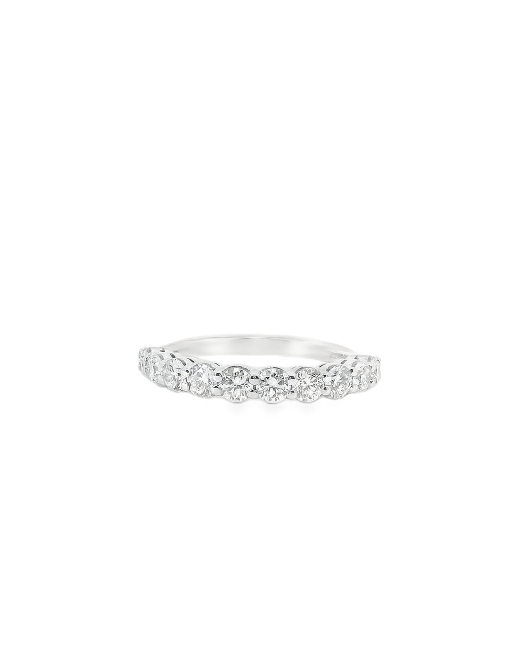 1.20Ct Round Brilliant Lab-Grown Diamond Double Shared Claw Eternity Ring