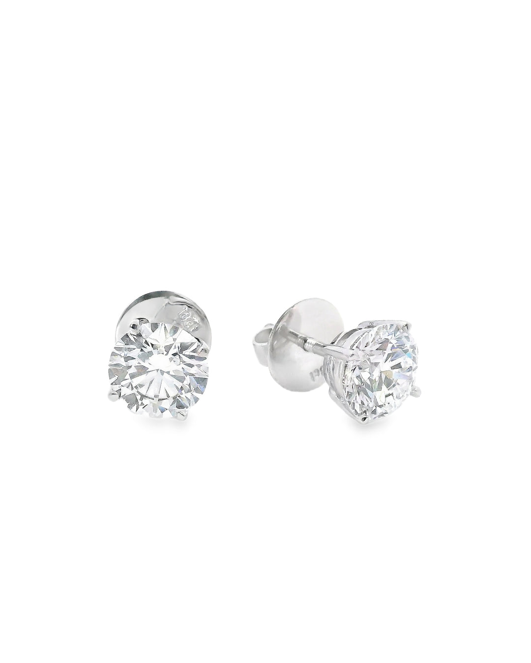 TW3.00ct Round Brilliant Cut Lab-Grown Diamond Studs