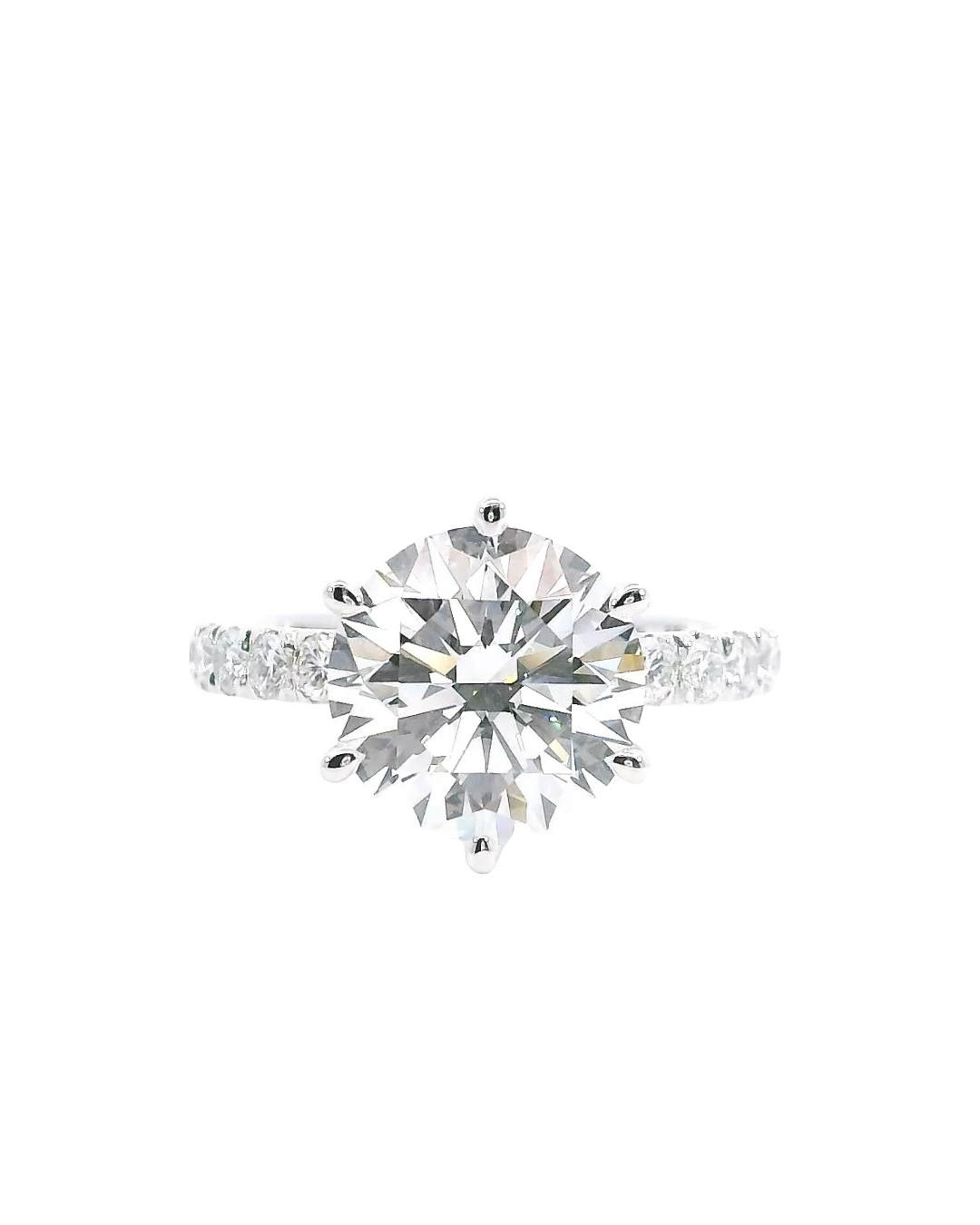 3.50ct Round Brilliant Lab-Grown Diamond Christina Grace Design