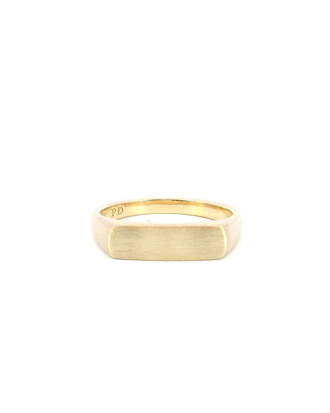 4mm Rectangular Signet Design