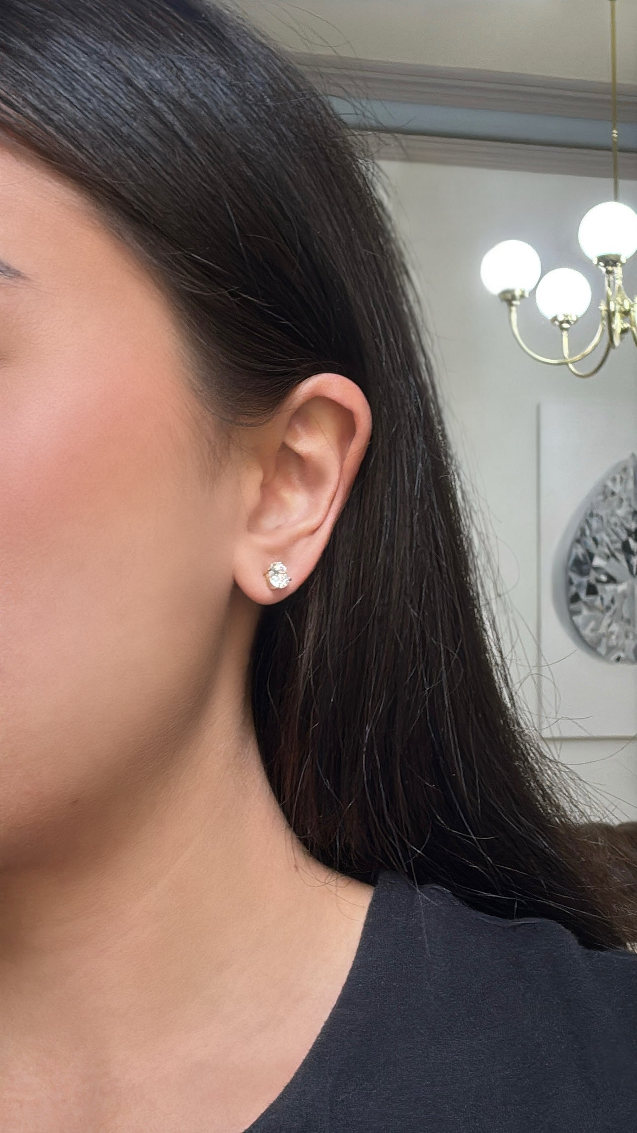 TW2.00ct Round Brilliant Cut Lab-Grown Diamond Studs