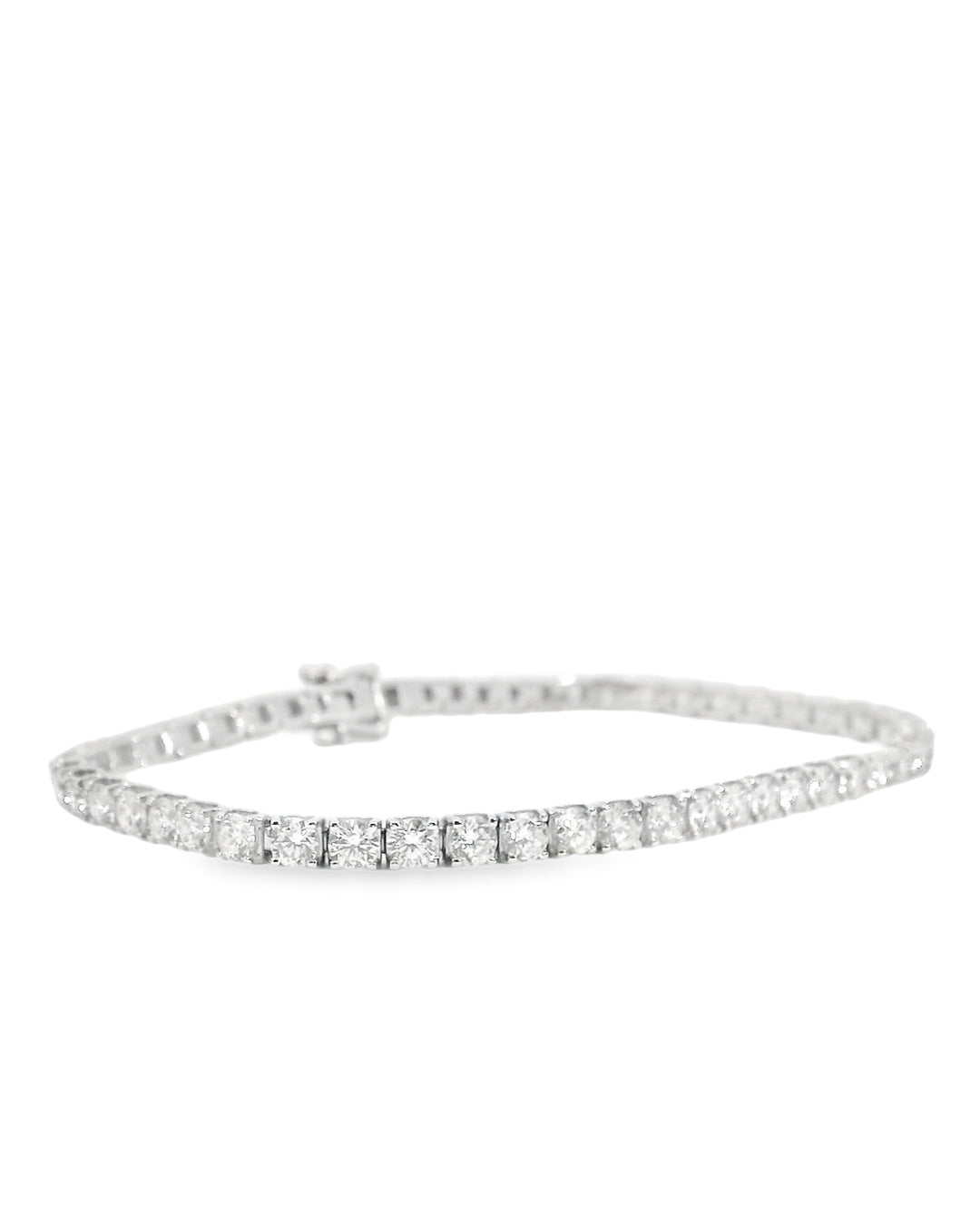 5.84ct Round Brilliant Cut Classic Set Tennis Bracelet