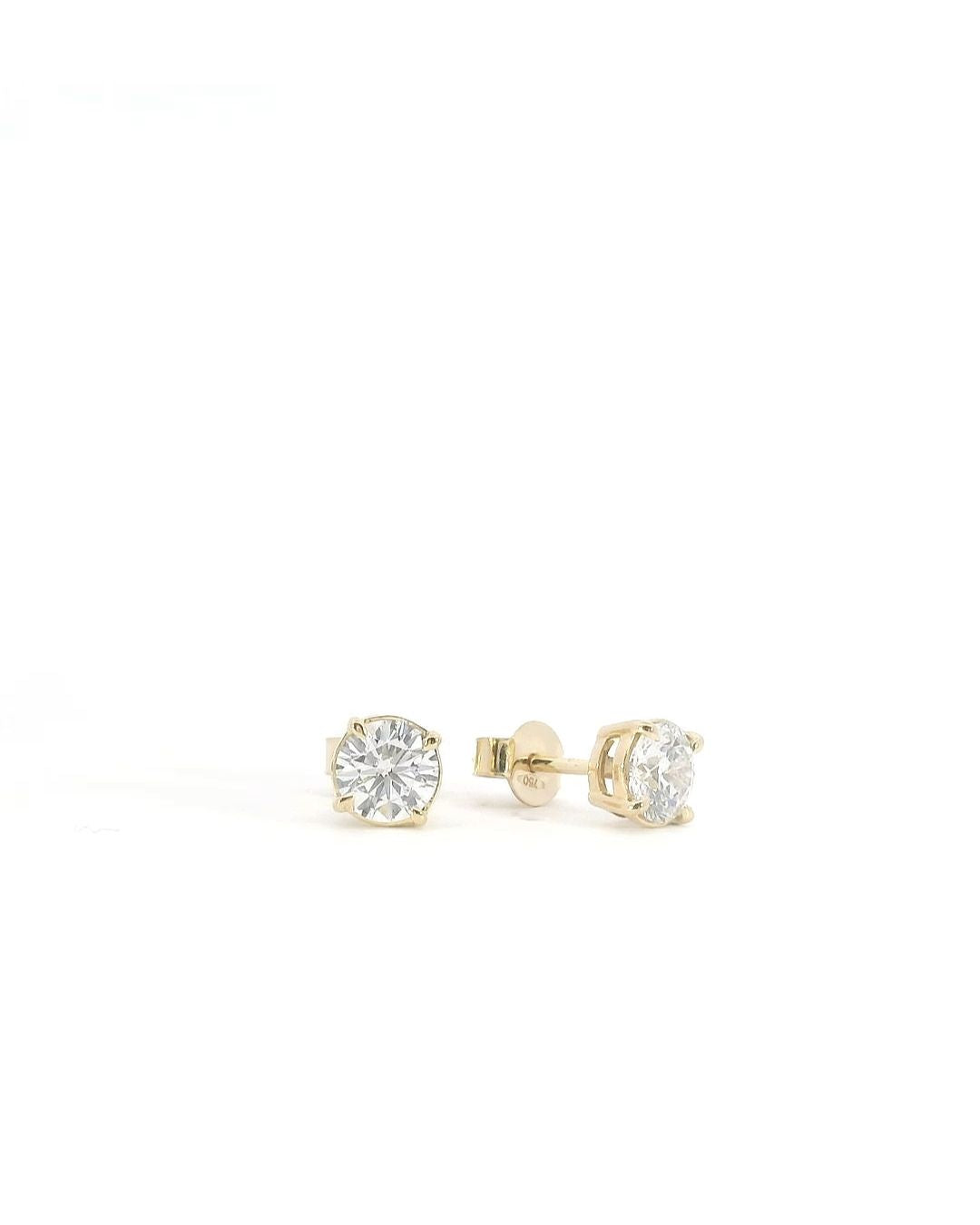 TW1.00Ct Round Brilliant Cut Lab-Grown Diamond Studs