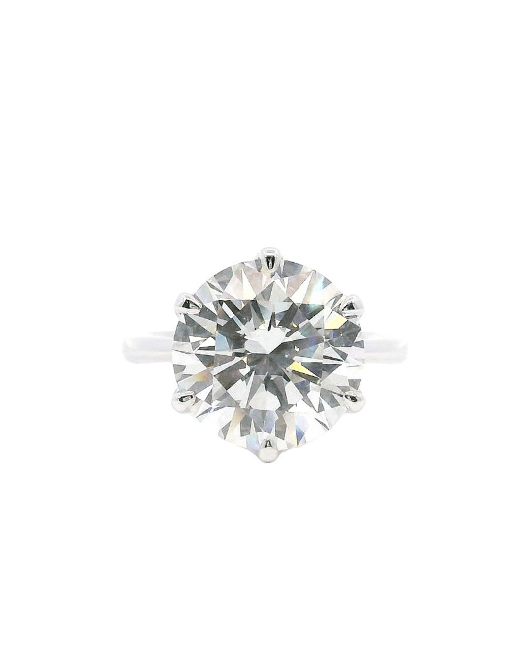 5.17ct Round Brilliant Lab-Grown Diamond in the Parker Classic Solitaire