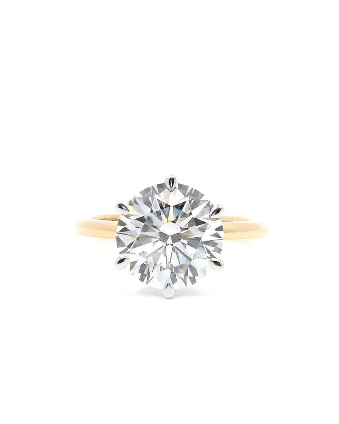 3.00ct Round Brilliant Lab-Grown Diamond in the Christina Solitaire