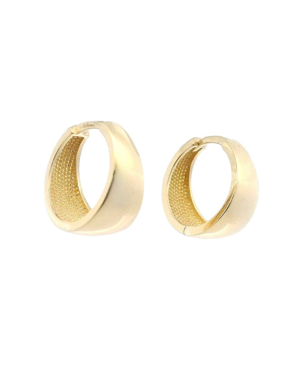 Thick Taper Huggie Earrings