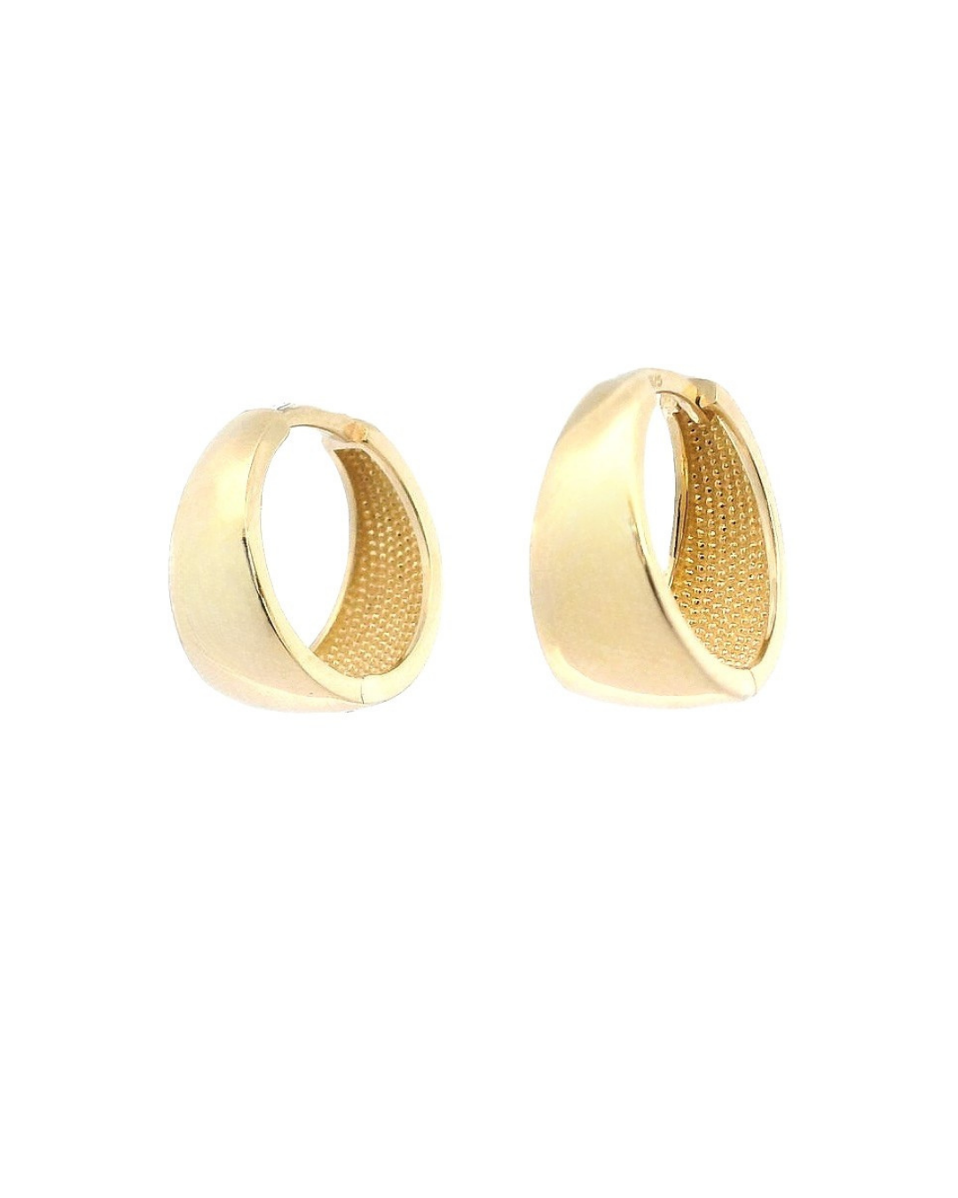 Thick Taper Huggie Earrings