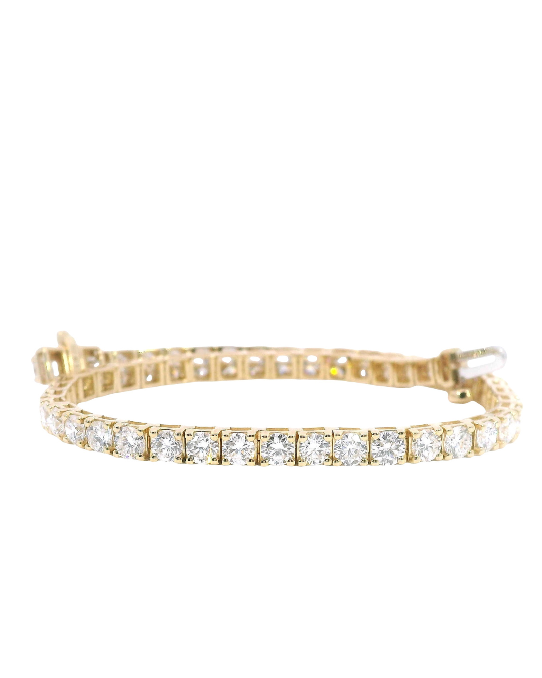 5.28Ct Round Brilliant Cut Classic Set Lab-Grown Diamond Tennis Bracelet