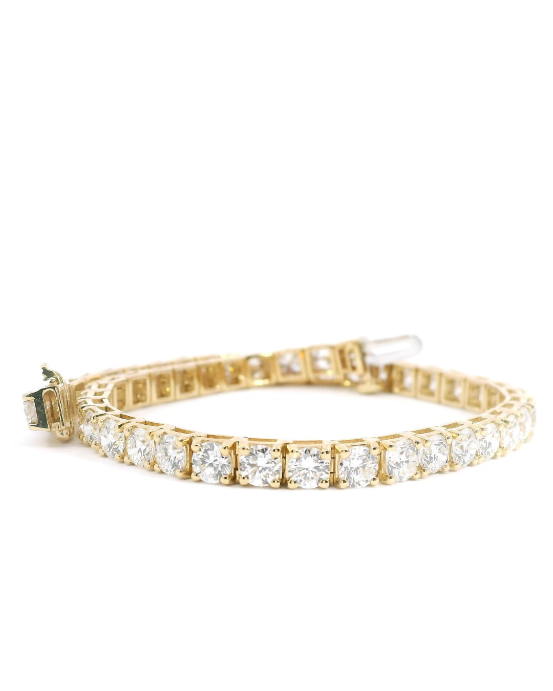 7.28Ct Round Brilliant Cut Classic Set Lab-Grown Diamond Tennis Bracelet
