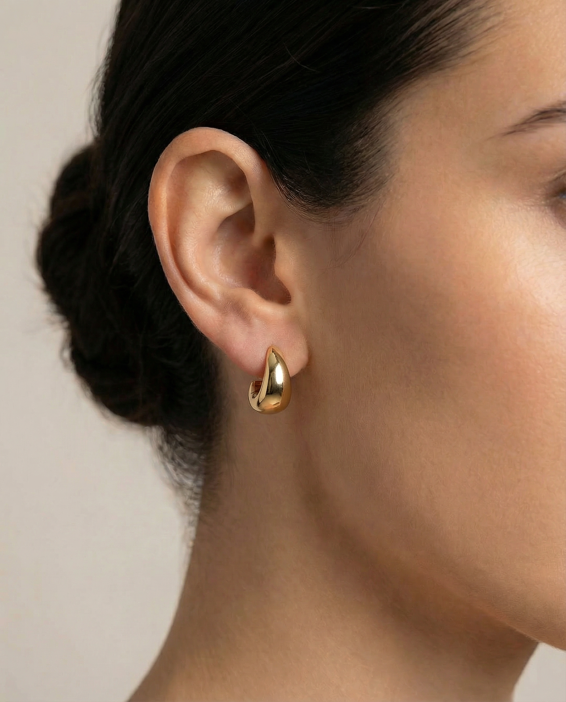 Crescent Stud Earrings