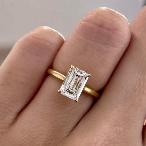 Criss Cut Diamond Parker Classic Solitaire Engagement Ring