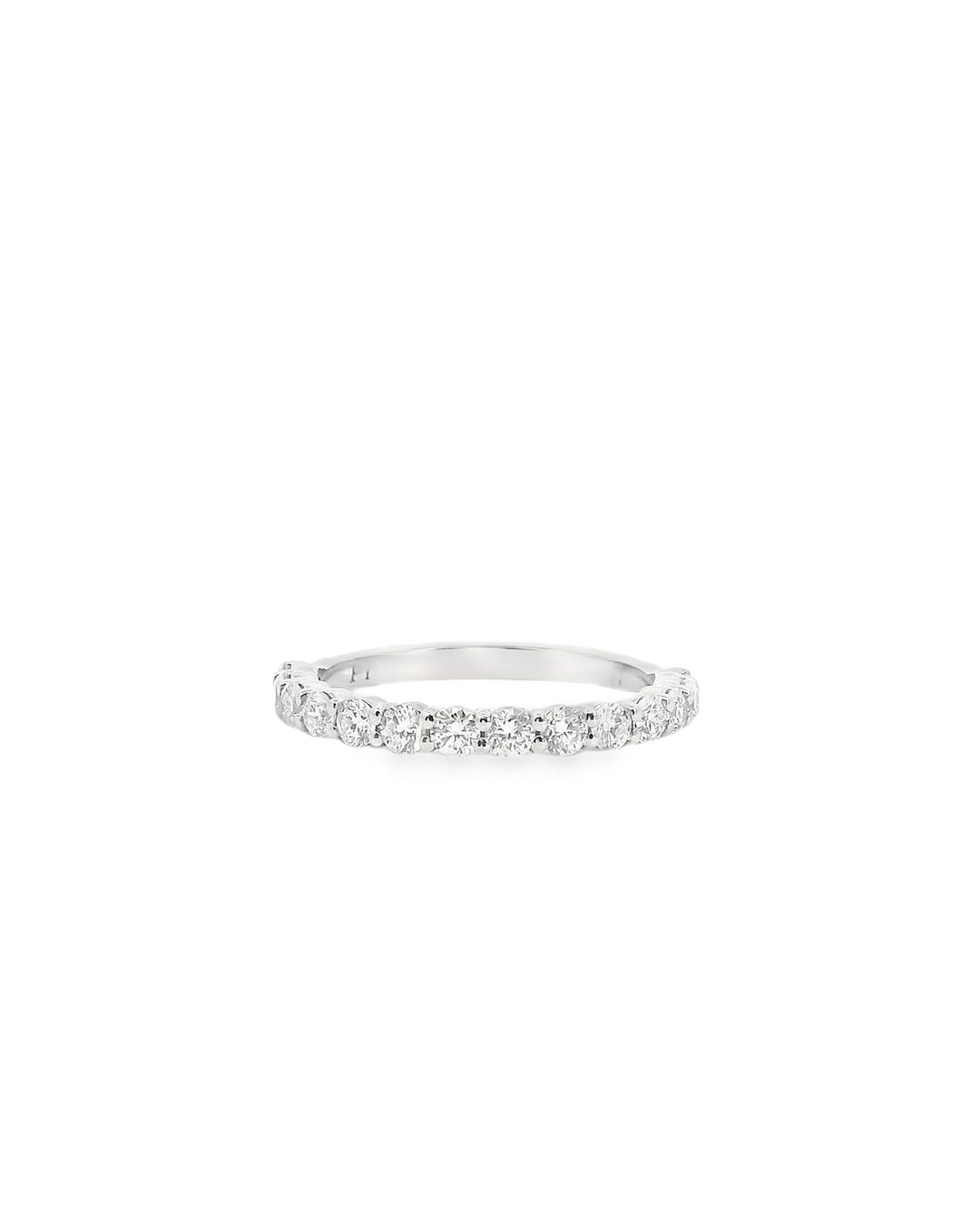 0.70ct Round Brilliant Cut Lab-Grown Diamond Double Shared Claw Eternity Ring