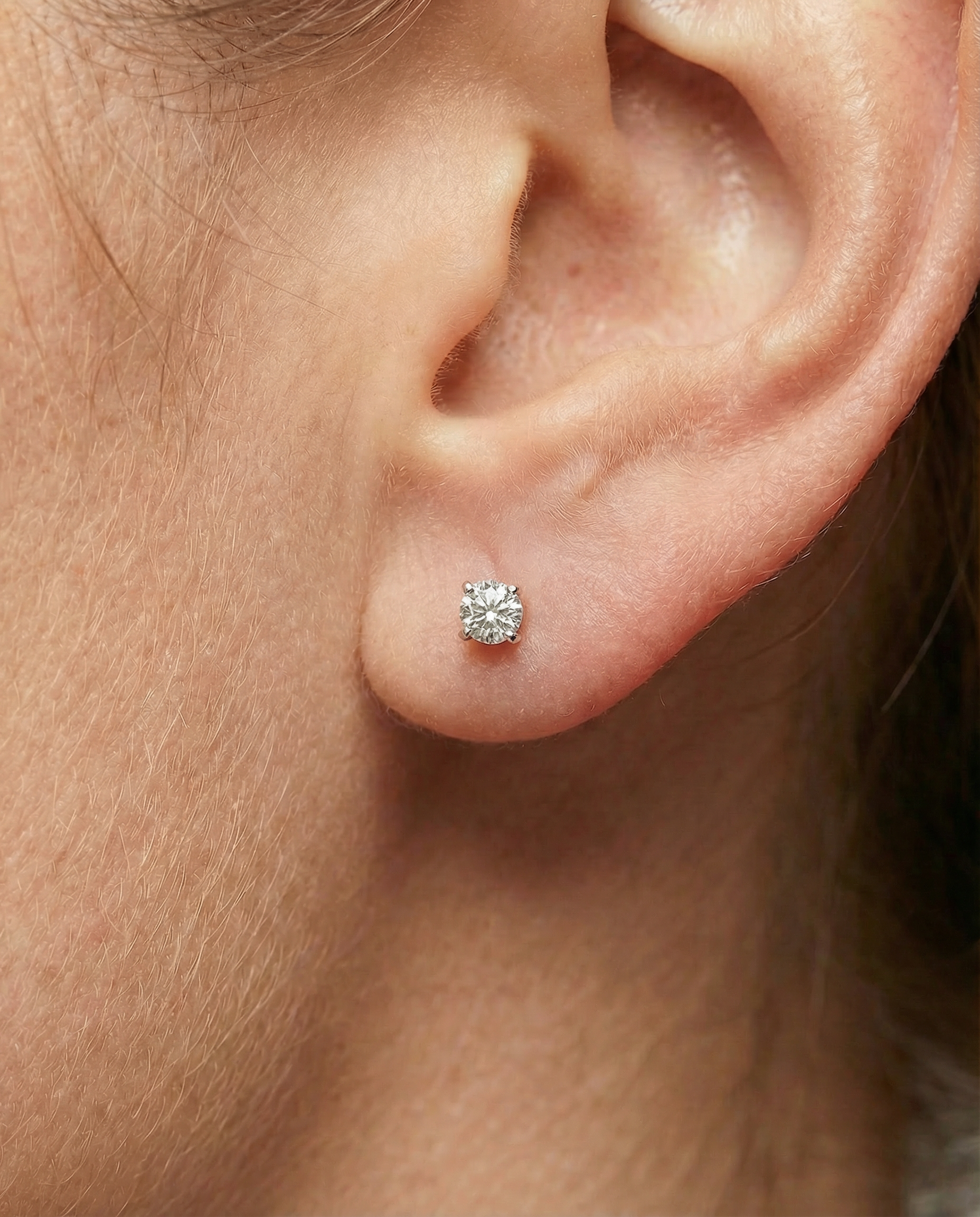 TW0.70ct Round Brilliant Cut Lab-Grown Diamond Studs