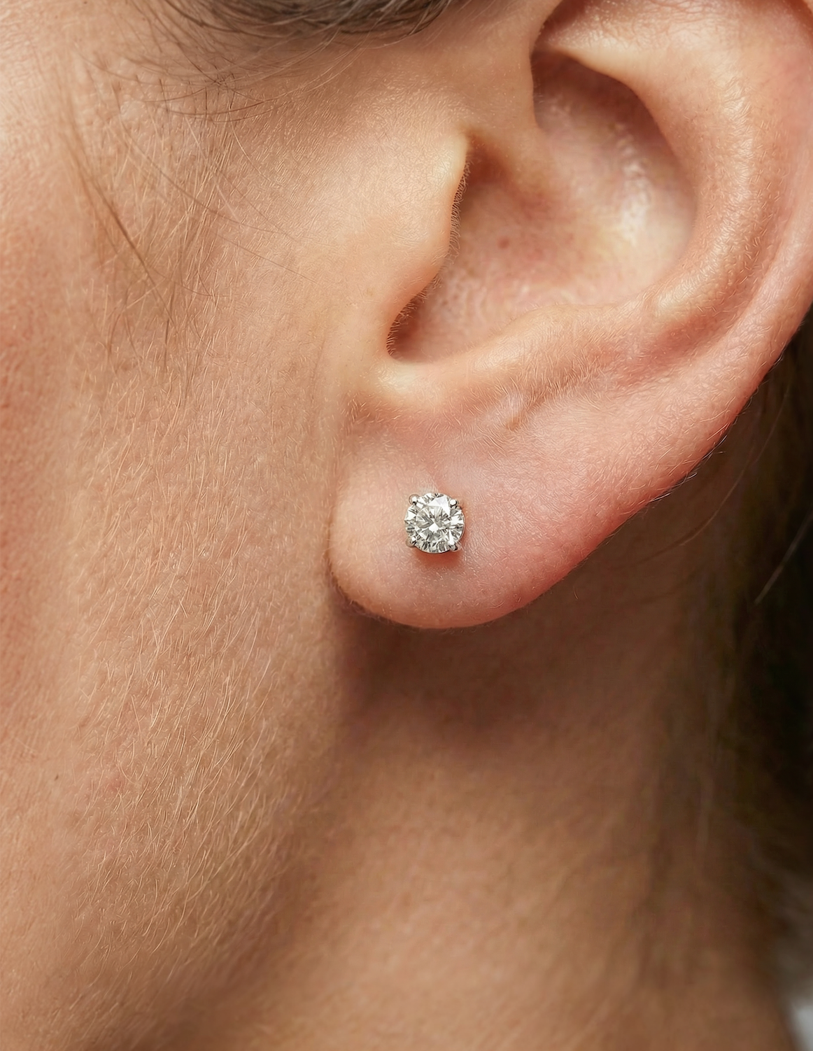 TW1.00ct Round Brilliant Cut Lab-Grown Diamond Studs