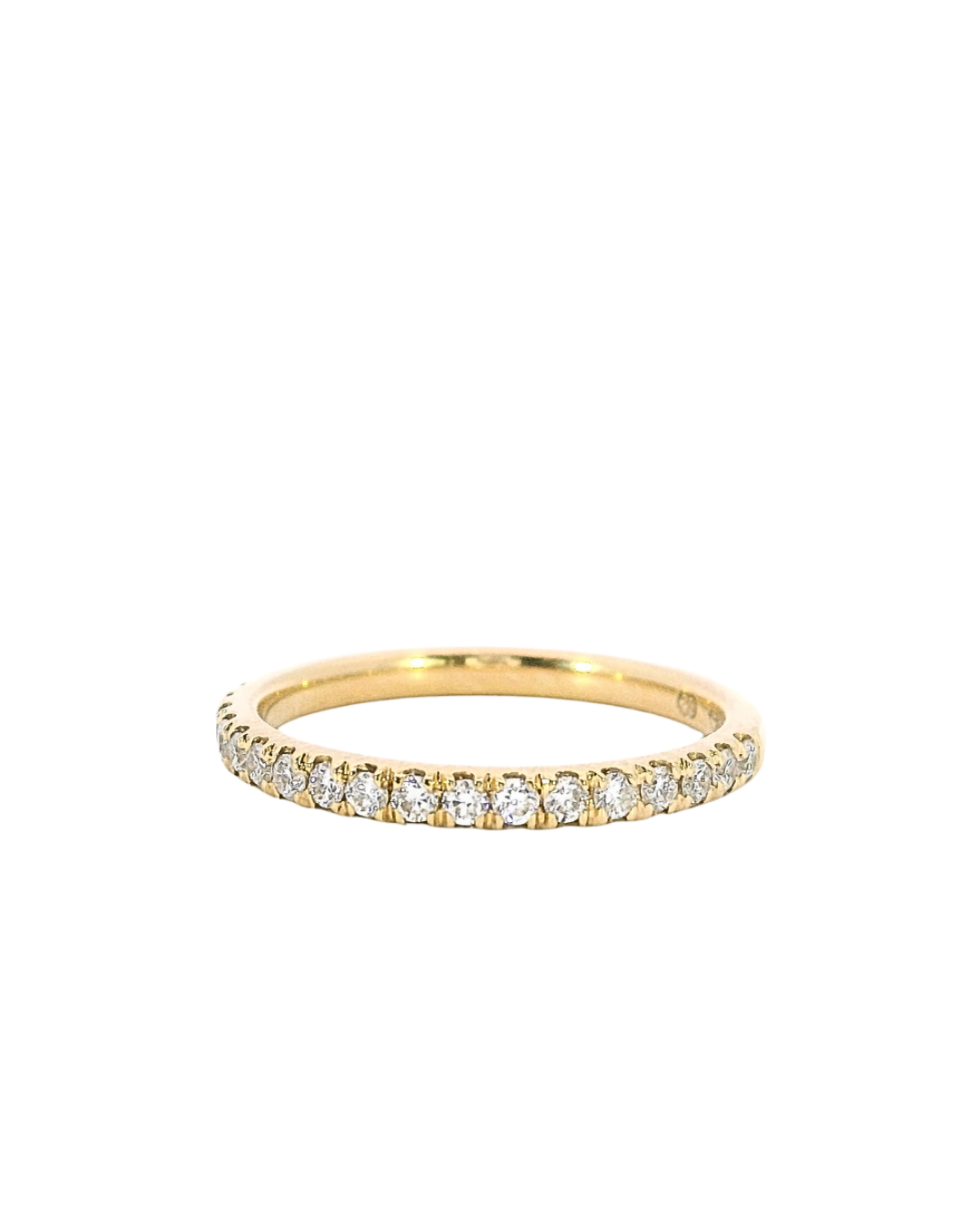 0.35Ct Microclaw Set Lab-Grown Diamond Wedding Band