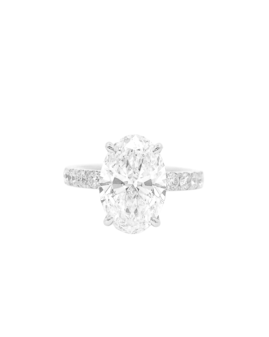 Oval in the Parker Grace Design with Hidden Halo