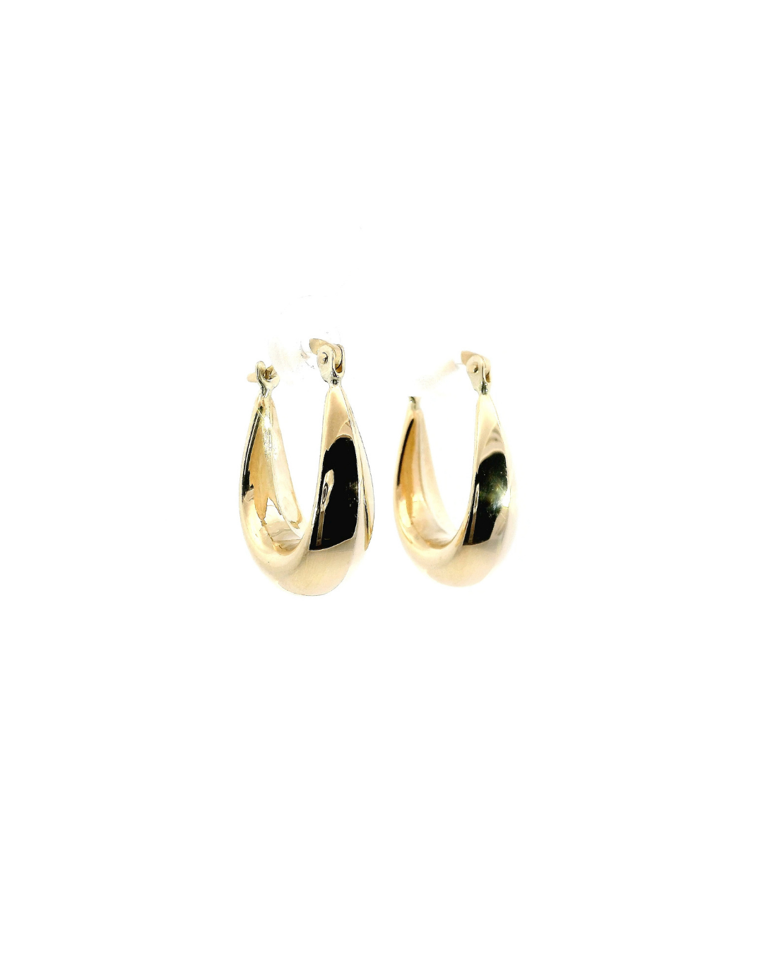 Tapered Hoop Earrings