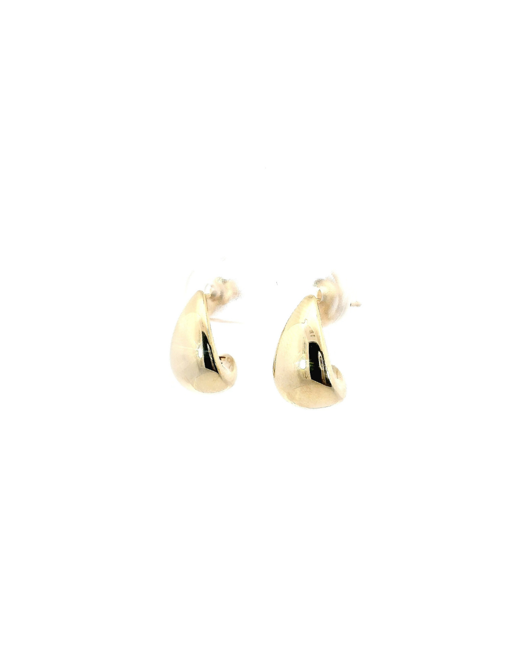 Crescent Stud Earrings