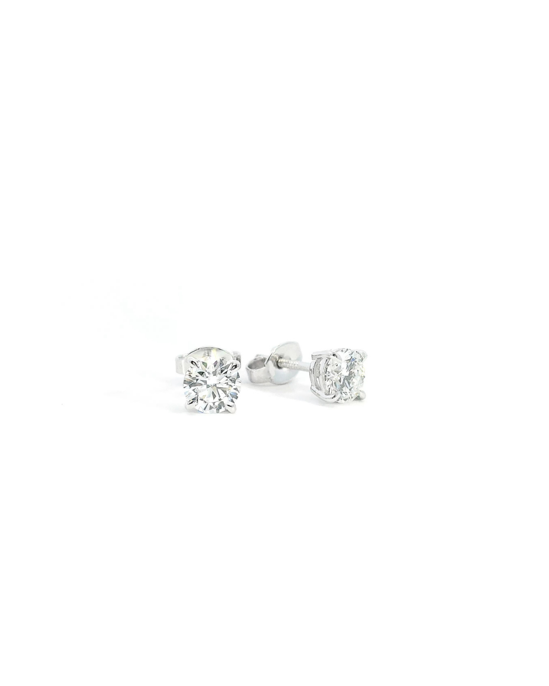 TW1.00ct Round Brilliant Cut Lab-Grown Diamond Studs