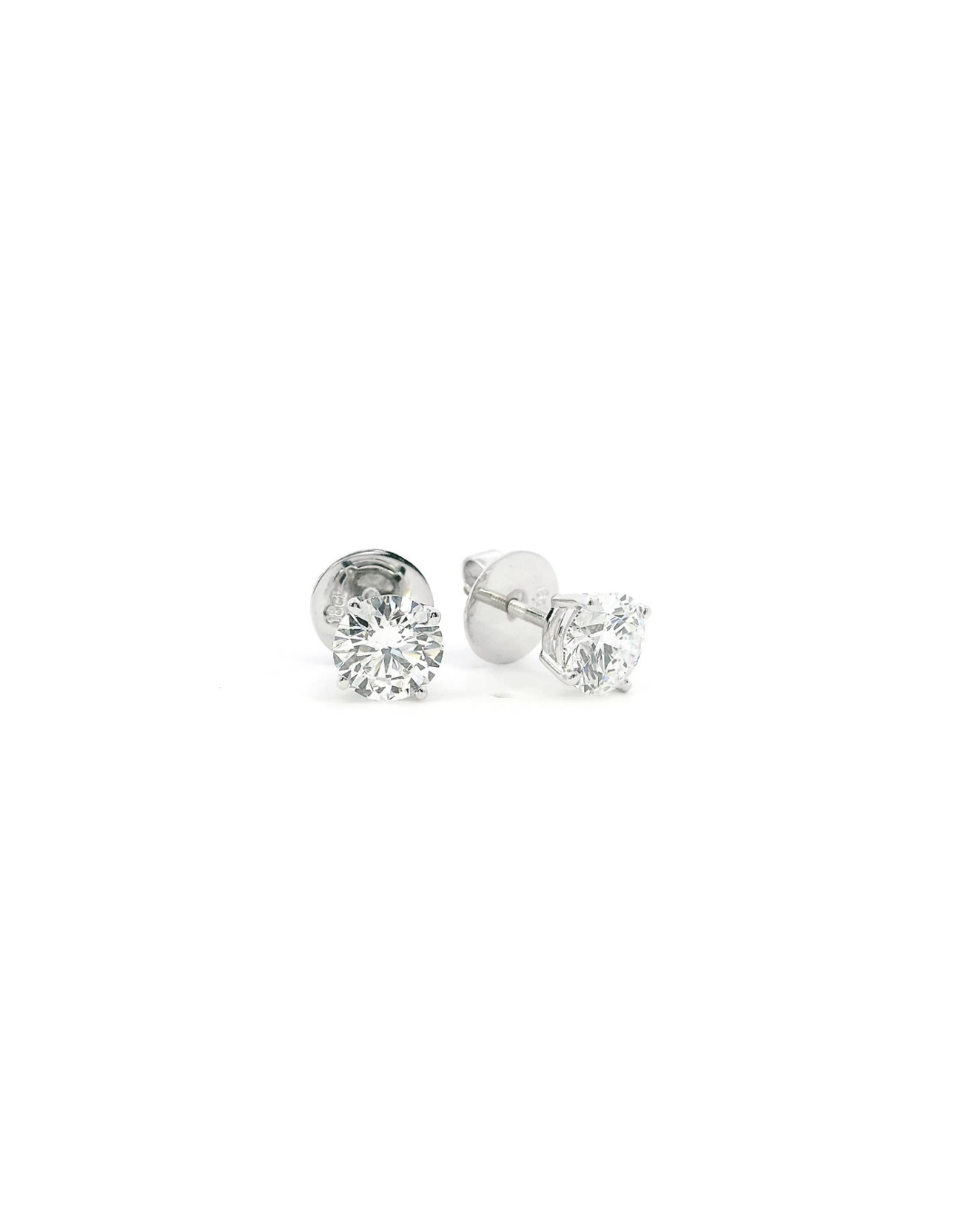 TW2.00ct Round Brilliant Cut Lab-Grown Diamond Studs