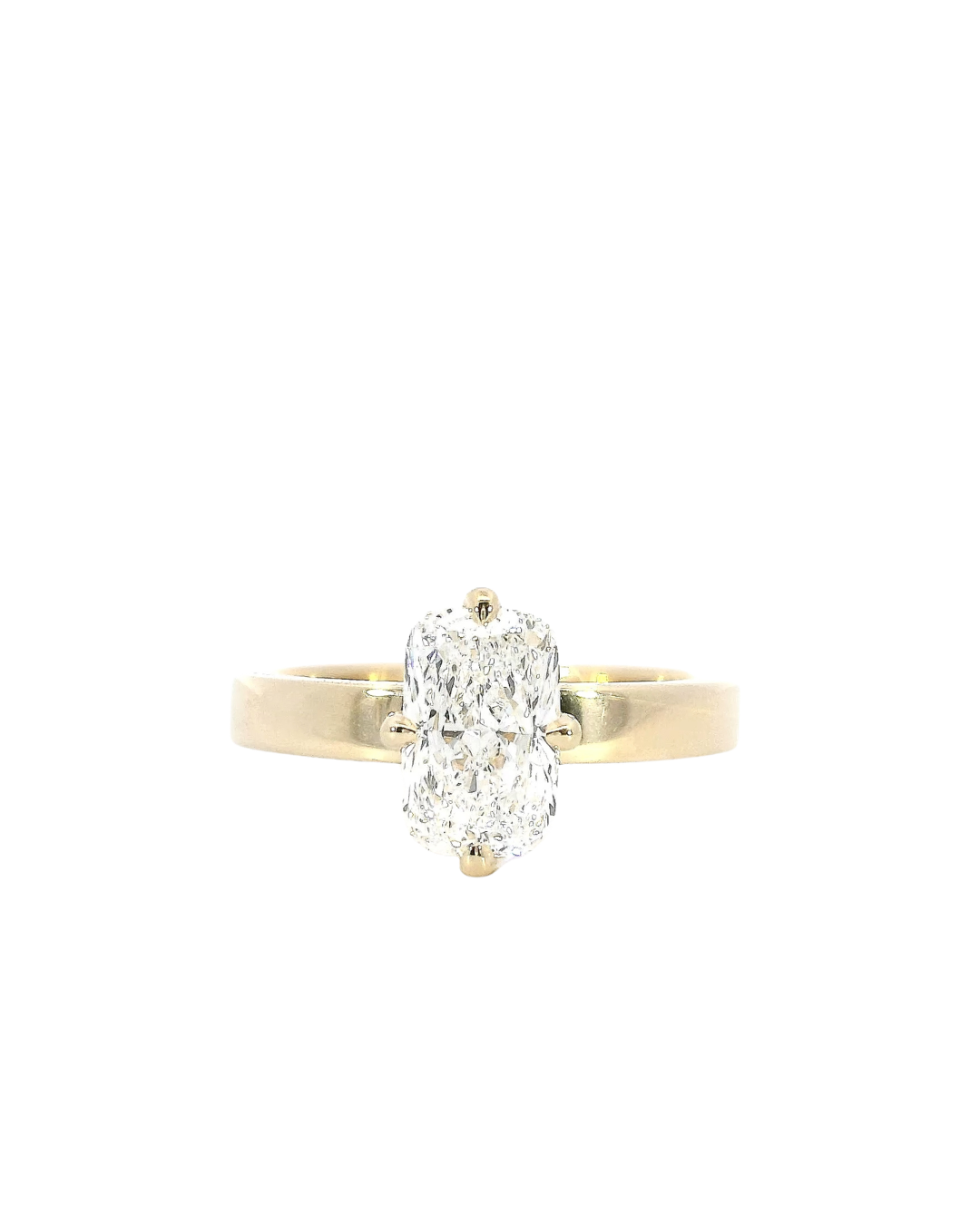 Radiant Cut Diamond NSEW Solitaire