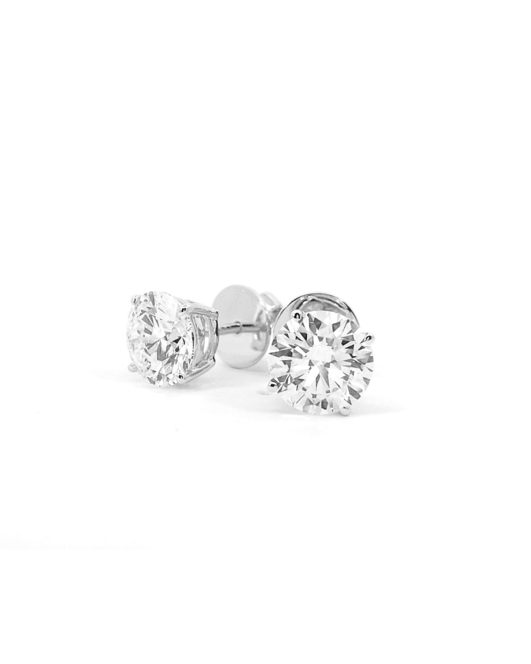TW4.00ct Round Brilliant Cut Lab-Grown Diamond Studs
