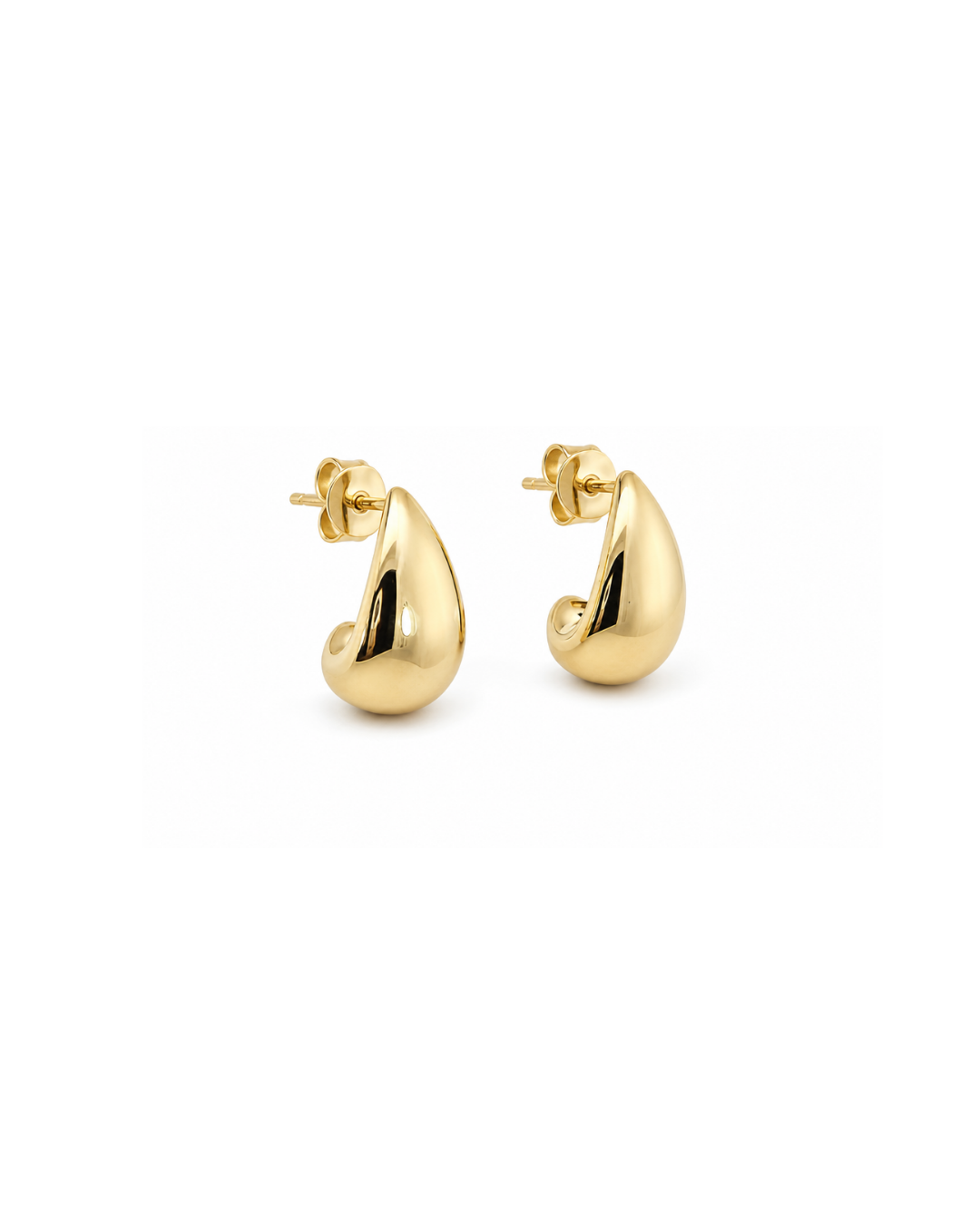 Crescent Stud Earrings