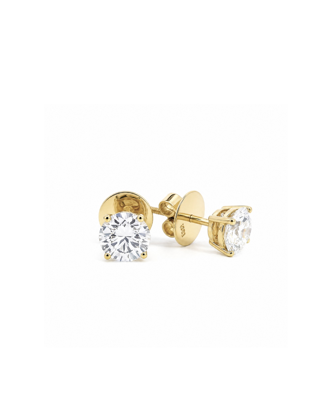 TW2.00ct Round Brilliant Cut Lab-Grown Diamond Studs