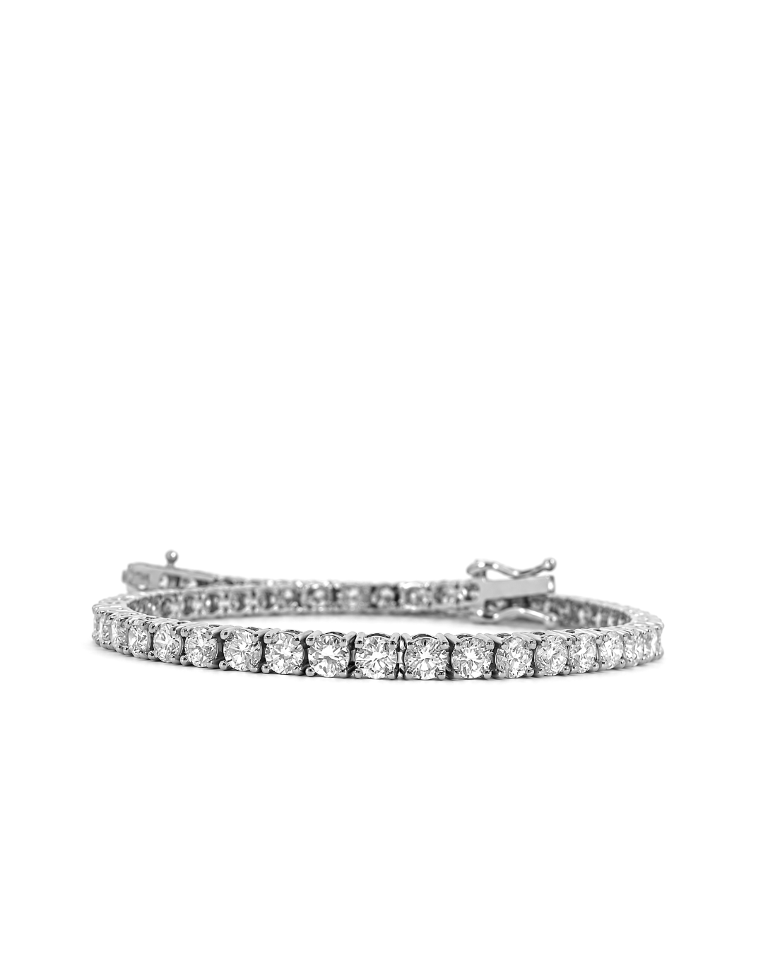 5.09Ct Round Brilliant Cut Classic Set Lab-Grown Diamond Tennis Bracelet