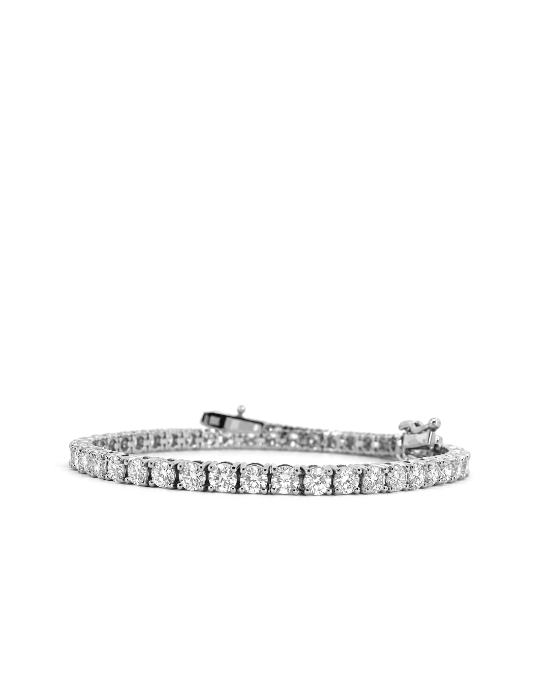 5.09Ct Round Brilliant Cut Classic Set Lab-Grown Diamond Tennis Bracelet