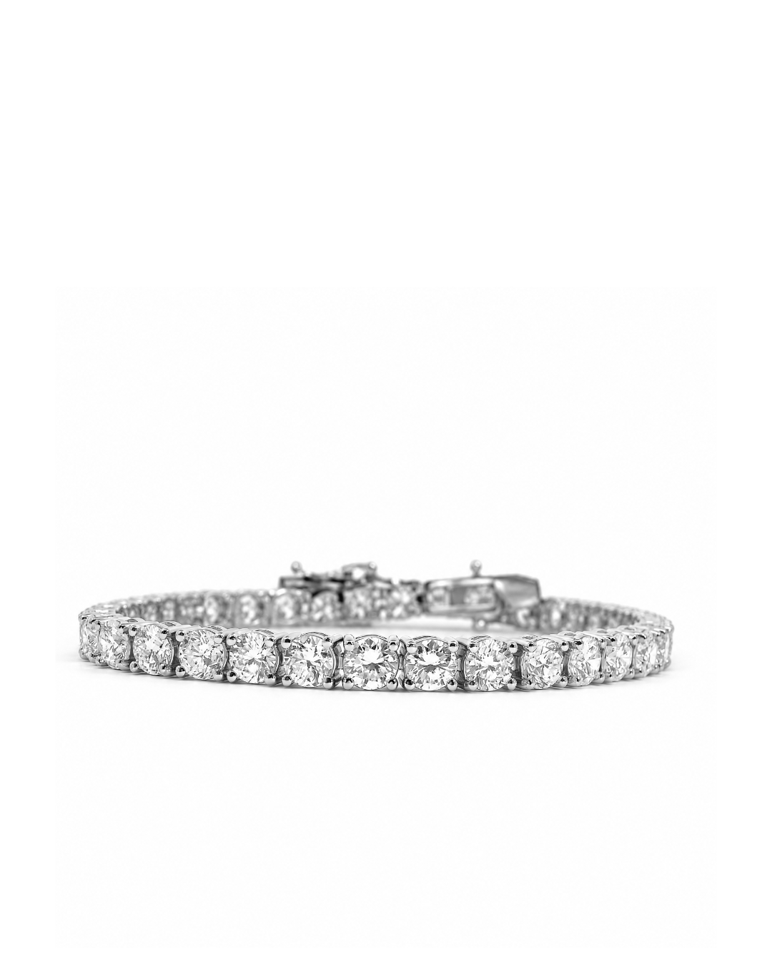 10.14Ct Round Brilliant Cut Classic Set Lab-Grown Diamond Tennis Bracelet