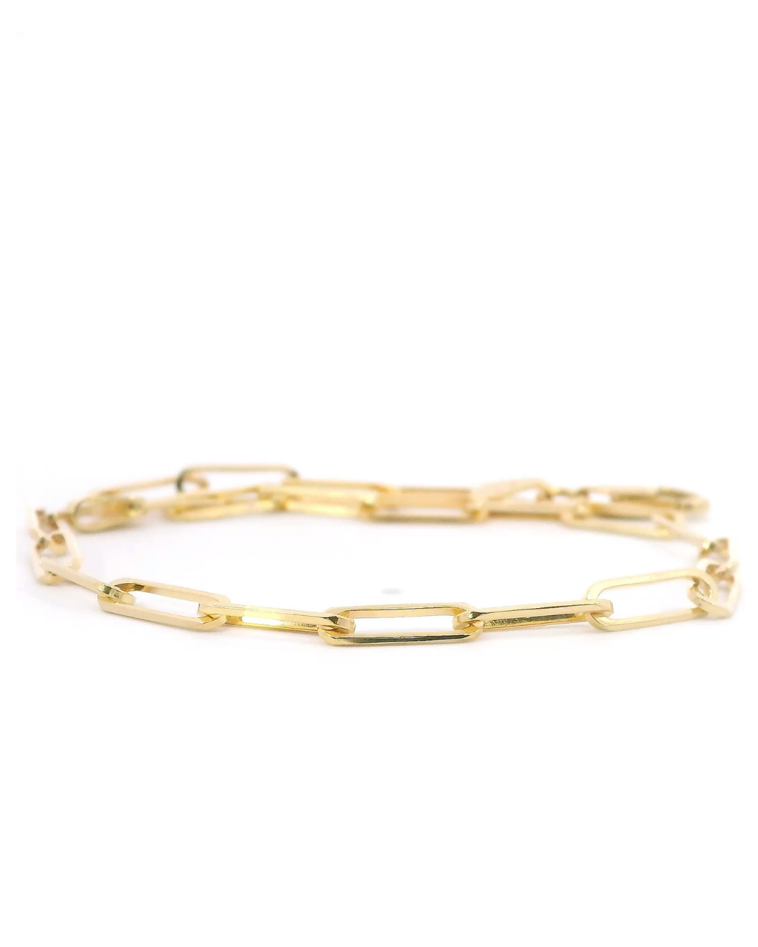 Classic Paperclip Chain Bracelet