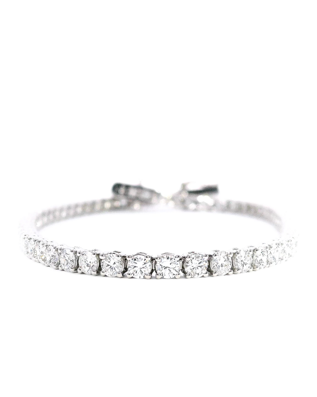 4.04Ct Round Brilliant Cut Classic Set Lab-Grown Diamond Tennis Bracelet