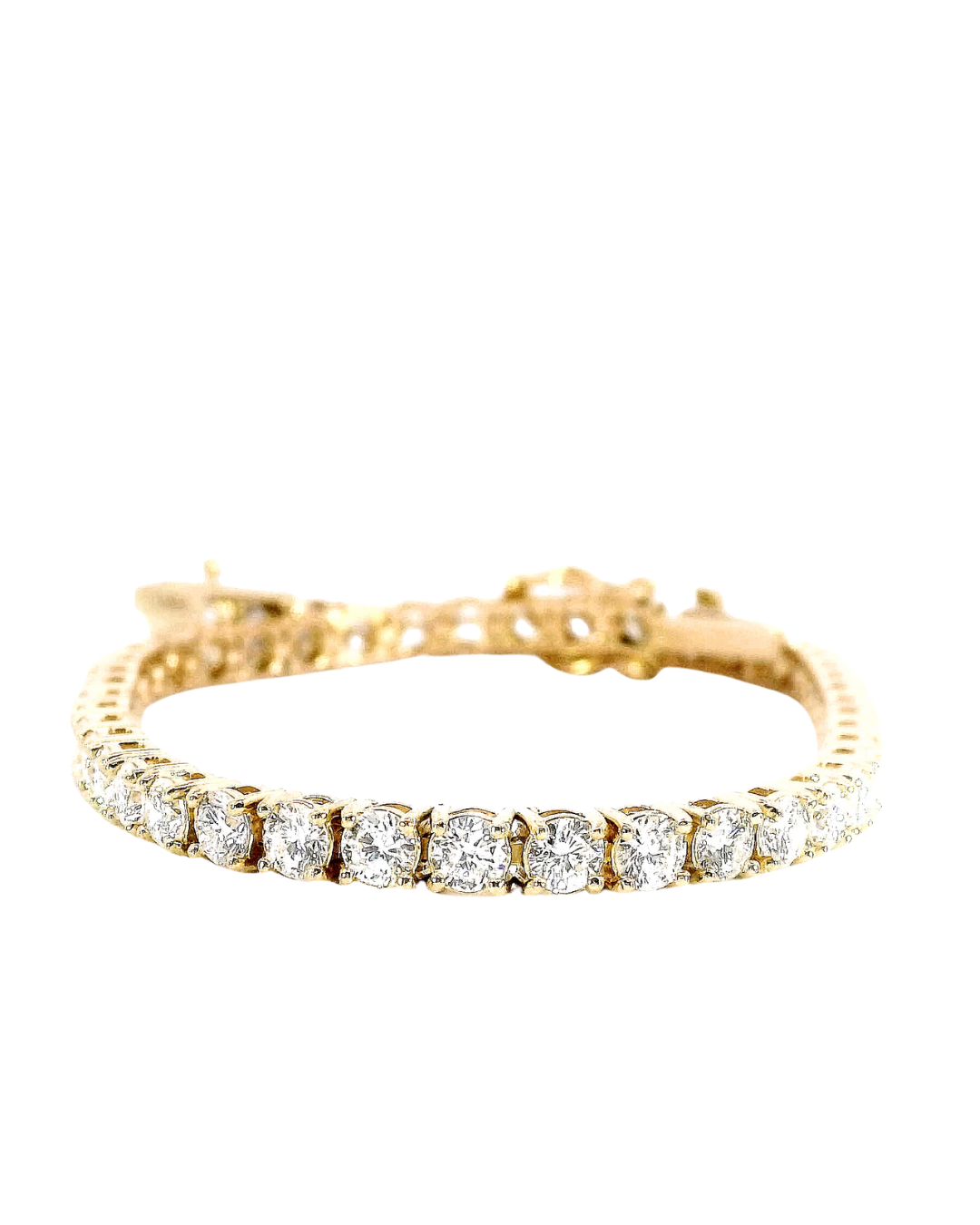 5.65Ct Round Brilliant Cut Classic Set Lab-Grown Diamond Tennis Bracelet
