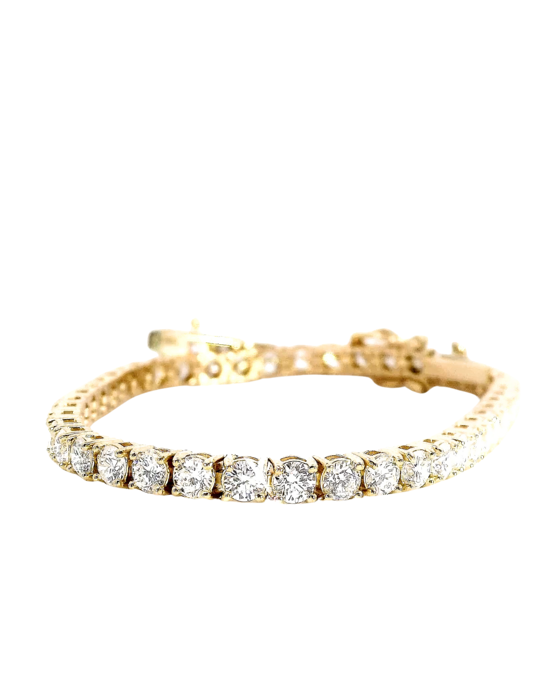 5.65Ct Round Brilliant Cut Classic Set Lab-Grown Diamond Tennis Bracelet