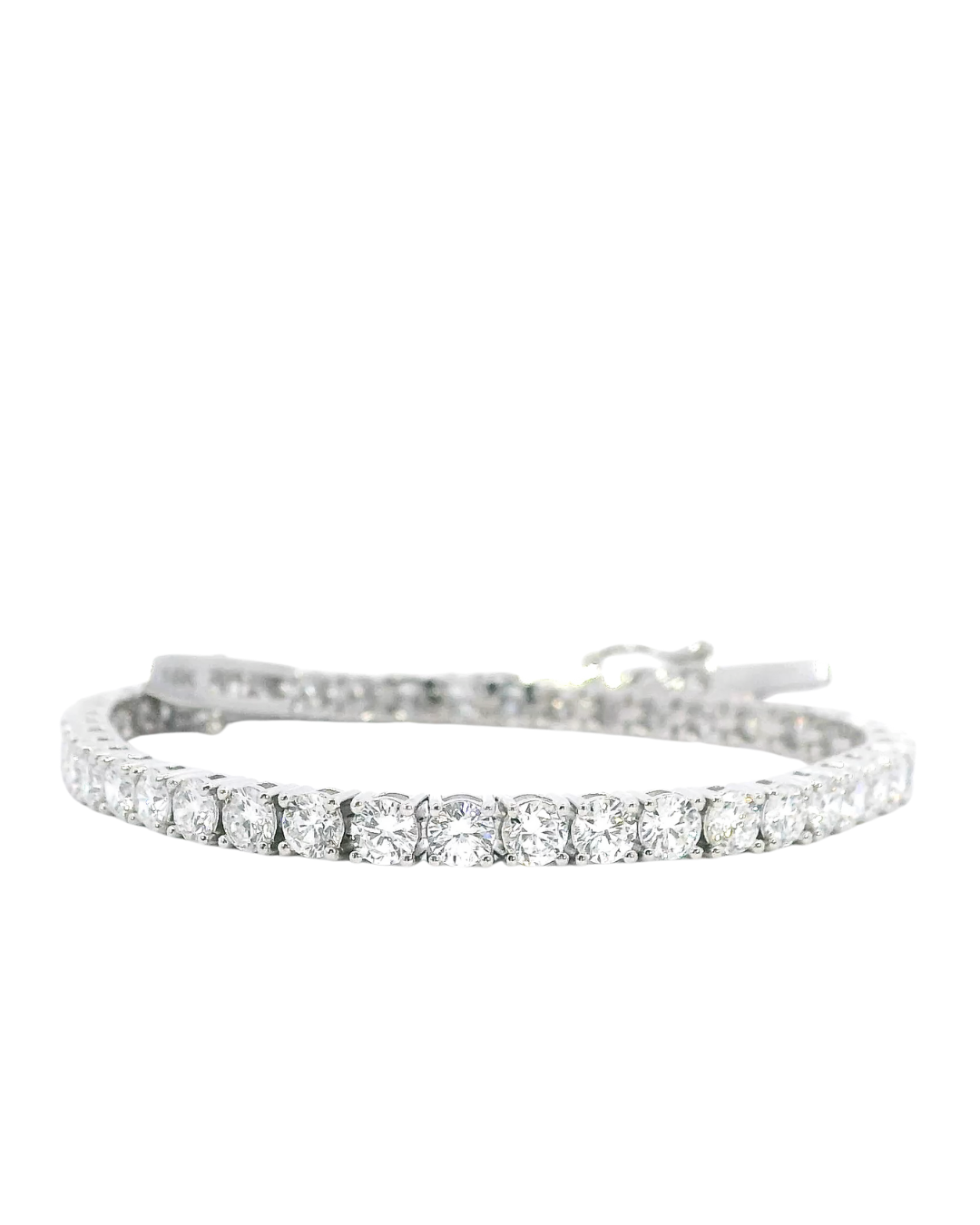 6.20Ct Round Brilliant Cut Classic Set Lab-Grown Diamond Tennis Bracelet