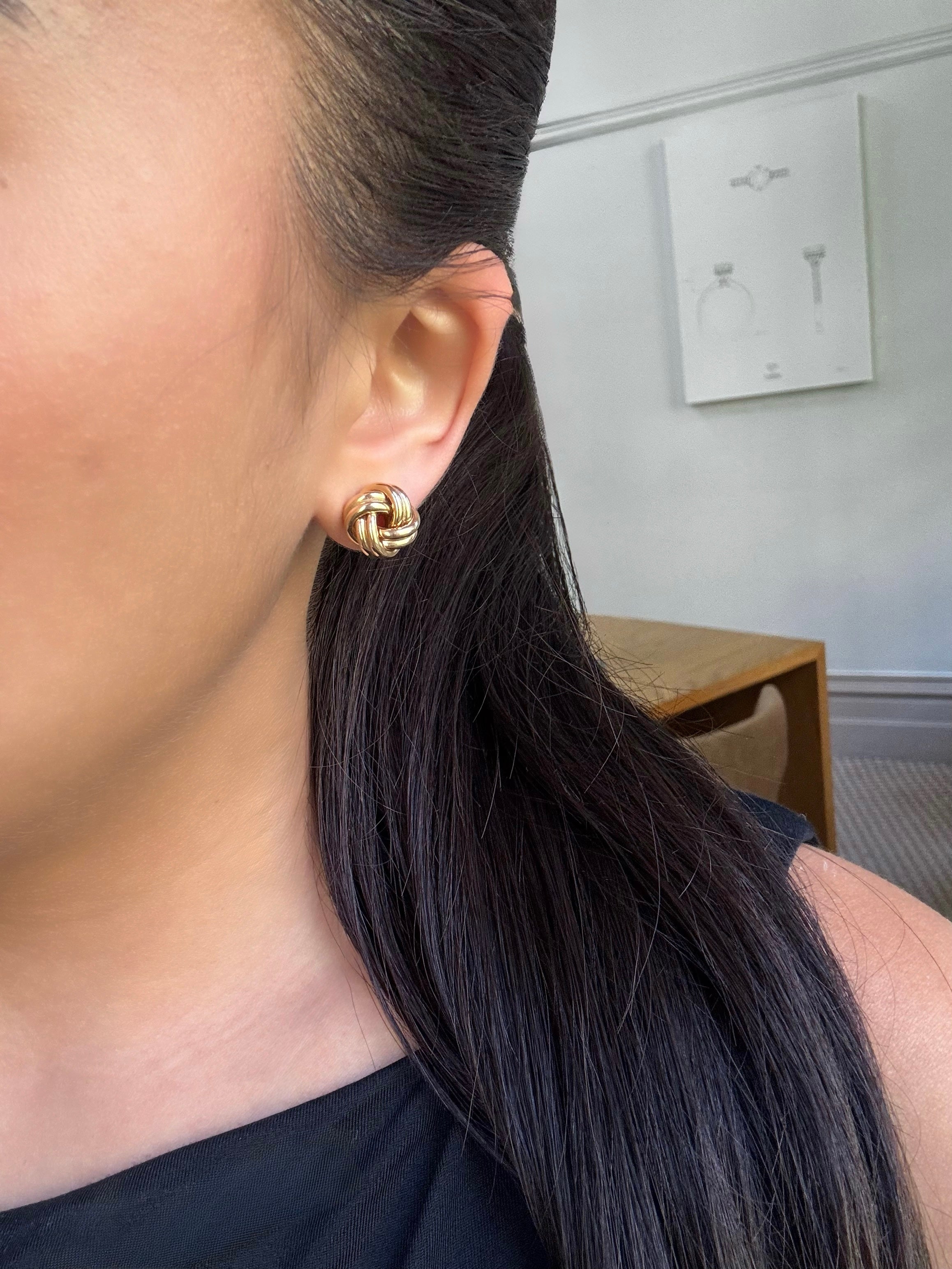 Knot Stud Earrings