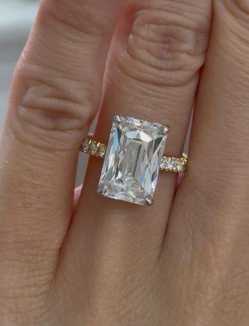5.30Ct Tycoon 8 Cut Parker Grace Design Engagement Ring